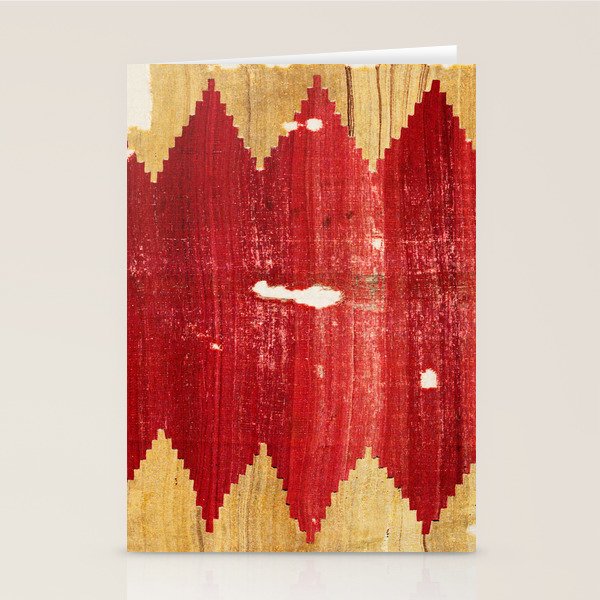 Cappadocian  Antique Turkish Kilim Rug Print Stationery Card Gallery Image 2