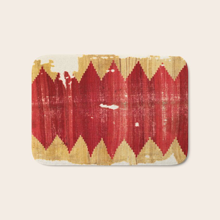 Cappadocian  Antique Turkish Kilim Rug Print Bath Mat Gallery Image 1