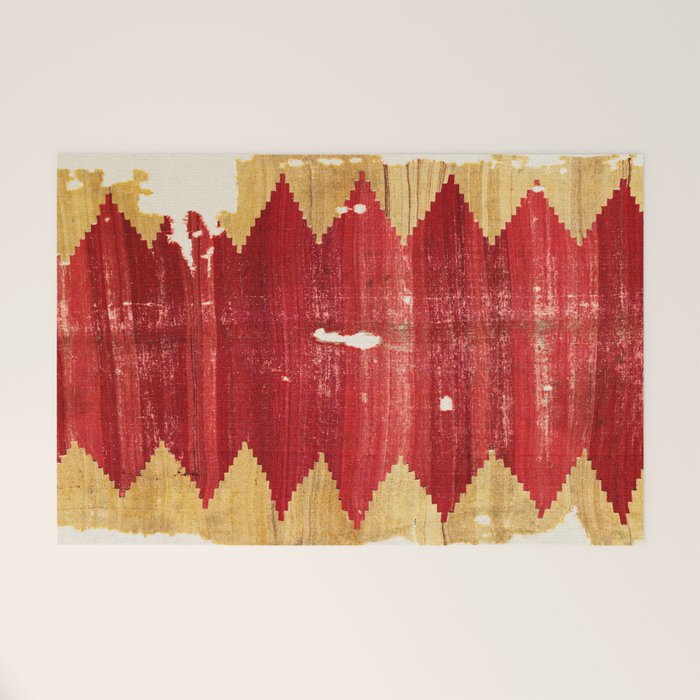 Cappadocian  Antique Turkish Kilim Rug Print Welcome Mat Gallery Image 1