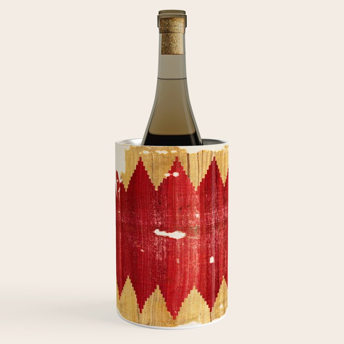 Cappadocian  Antique Turkish Kilim Rug Print Wine Chiller Gallery Image 1