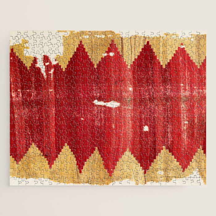 Cappadocian  Antique Turkish Kilim Rug Print Jigsaw Puzzle Gallery Image 1