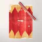 Cappadocian  Antique Turkish Kilim Rug Print Wrapping Paper Gallery Image 1