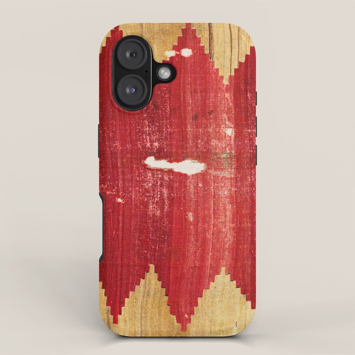 Cappadocian  Antique Turkish Kilim Rug Print iPhone Case Gallery Image 1