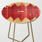 Cappadocian  Antique Turkish Kilim Rug Print Side Table Gallery Image 2