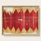 Cappadocian  Antique Turkish Kilim Rug Print Serving Tray Gallery Image 1