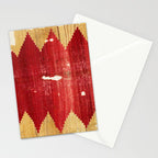 Cappadocian  Antique Turkish Kilim Rug Print Stationery Card Gallery Image 2