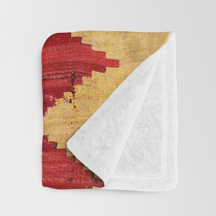 Cappadocian  Antique Turkish Kilim Rug Print Throw Blanket Gallery Image 3