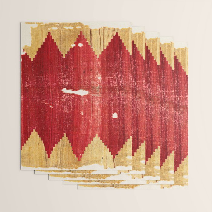 Cappadocian  Antique Turkish Kilim Rug Print Wrapping Paper Gallery Image 3