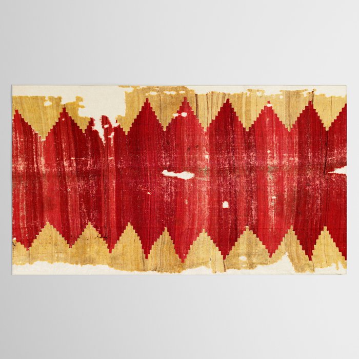 Cappadocian  Antique Turkish Kilim Rug Print Tablecloth Gallery Image 2