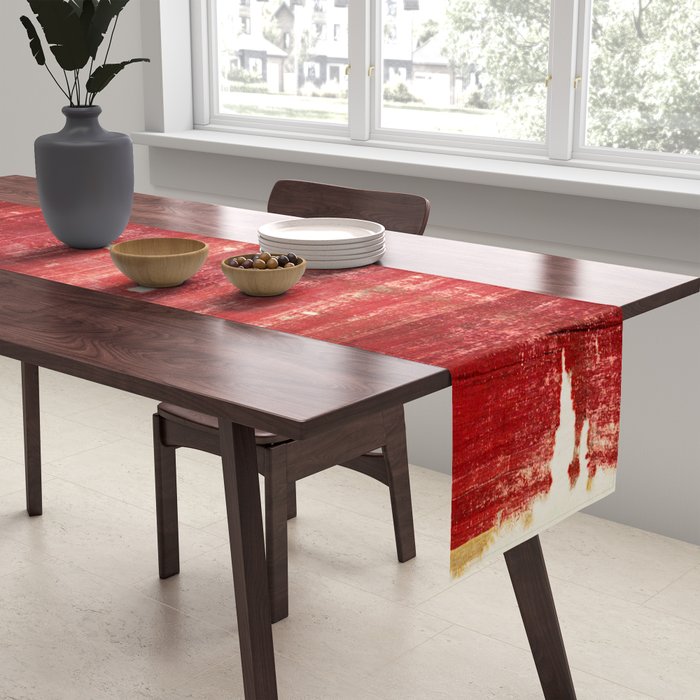 Cappadocian  Antique Turkish Kilim Rug Print Table Runner Gallery Image 2
