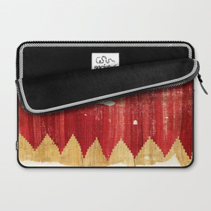 Cappadocian  Antique Turkish Kilim Rug Print Laptop Sleeve Gallery Image 2