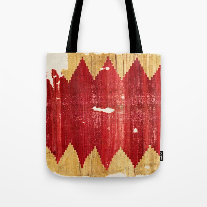 Cappadocian  Antique Turkish Kilim Rug Print Tote Bag Gallery Image 1