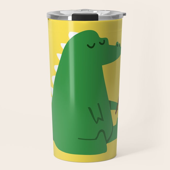 Dragon and Marshmallow Travel Mug Gallery Image 1