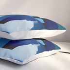 greece santorini abstract illustration Pillow Sham Gallery Image 3
