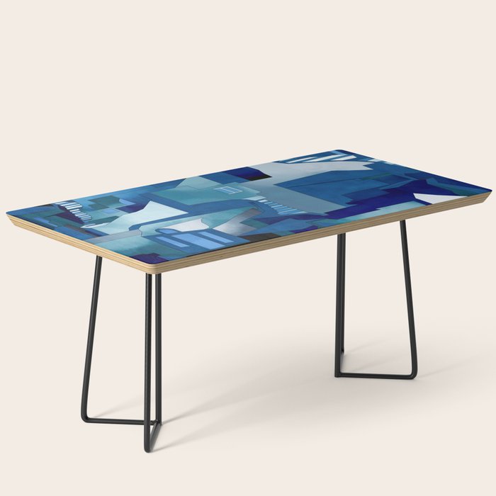 greece santorini abstract illustration Coffee Table Gallery Image 1