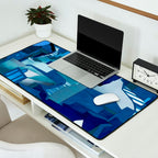 greece santorini abstract illustration Desk Mat Gallery Image 2