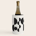 Black And White Bauhaus Abstract Wine Chiller Gallery Image 2