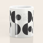 Black And White Bauhaus Abstract Coffee Mug Gallery Image 4