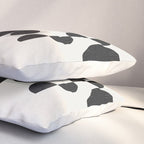 Black And White Bauhaus Abstract Pillow Sham Gallery Image 3