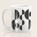 Black And White Bauhaus Abstract Coffee Mug Gallery Image 3