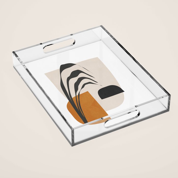 Abstract Shapes 3 Acrylic Tray Gallery Image 1