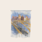 Pittsburgh Fort Pitt and Downtown Wall Hanging Gallery Image 1