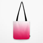 White and Warm Pink Gradient 045 Tote Bag Gallery Image 2