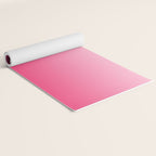 White and Warm Pink Gradient 045 Yoga Mat Gallery Image 2