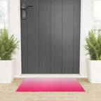 White and Warm Pink Gradient 045 Welcome Mat Gallery Image 3