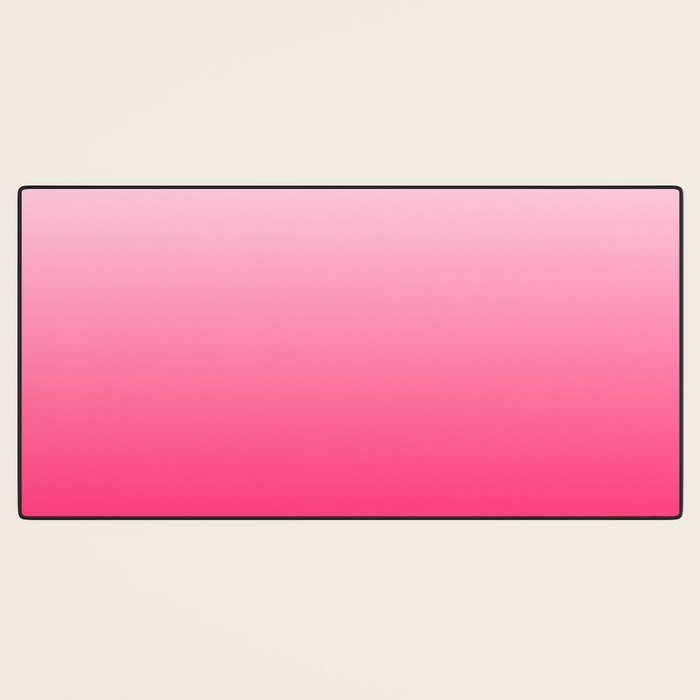 White and Warm Pink Gradient 045 Desk Mat Gallery Image 3