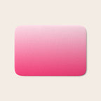 White and Warm Pink Gradient 045 Bath Mat Gallery Image 1