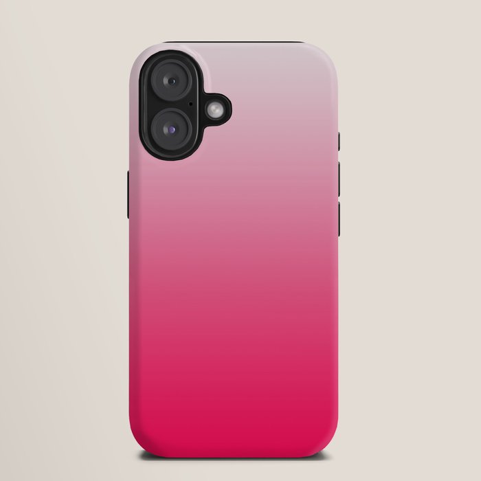 White and Warm Pink Gradient 045 iPhone Case Gallery Image 9