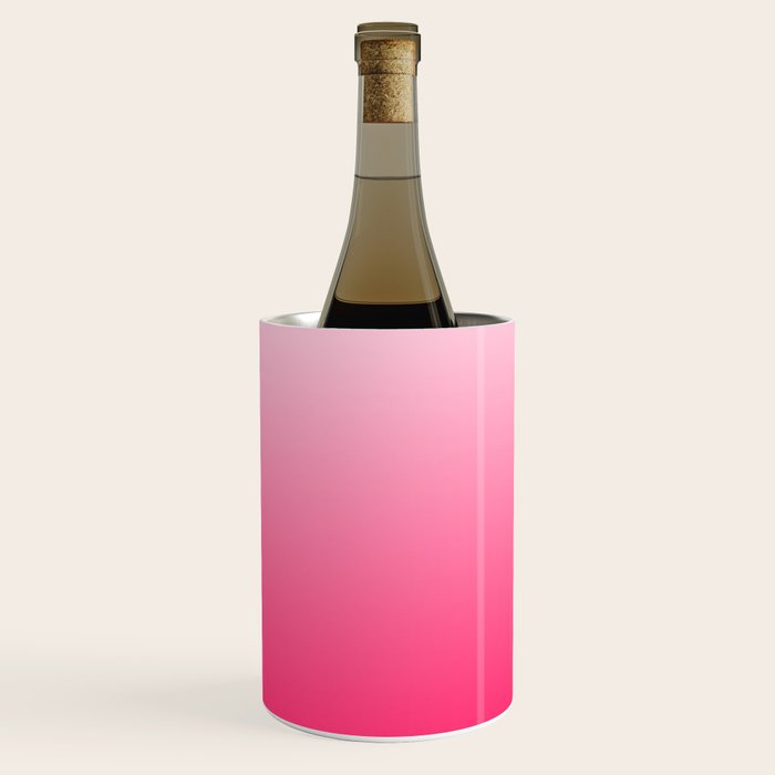 White and Warm Pink Gradient 045 Wine Chiller Gallery Image 3