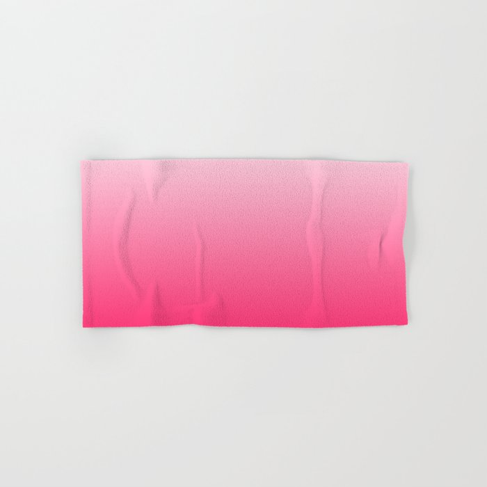 White and Warm Pink Gradient 045 Bath Towel Gallery Image 1