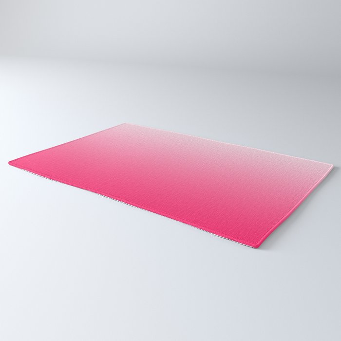 White and Warm Pink Gradient 045 Rug Gallery Image 3