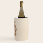 Coral Leaf: Matisse Taupe Brown Edition Wine Chiller Gallery Image 3