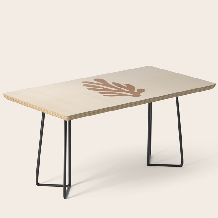 Coral Leaf: Matisse Taupe Brown Edition Coffee Table Gallery Image 1