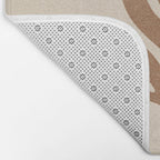 Coral Leaf: Matisse Taupe Brown Edition Bath Mat Gallery Image 2