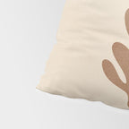 Coral Leaf: Matisse Taupe Brown Edition Pillow Sham Gallery Image 4