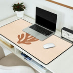 Coral Leaf: Matisse Taupe Brown Edition Desk Mat Gallery Image 2