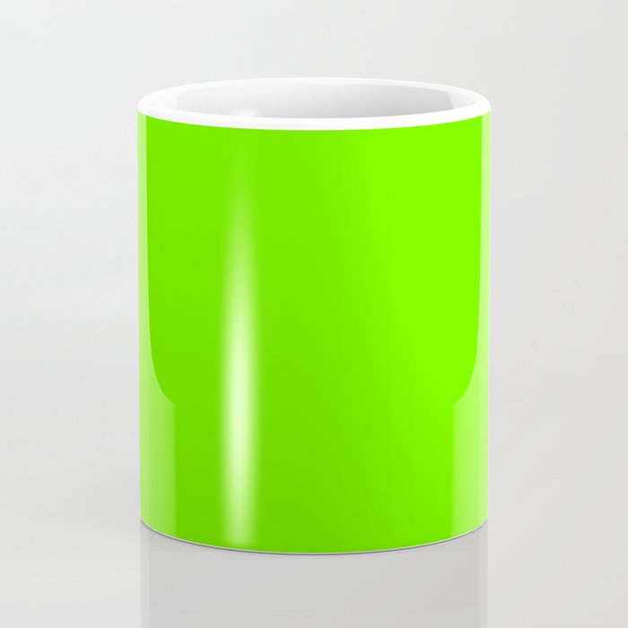 fluorescent neon green Coffee Mug Gallery Image 4