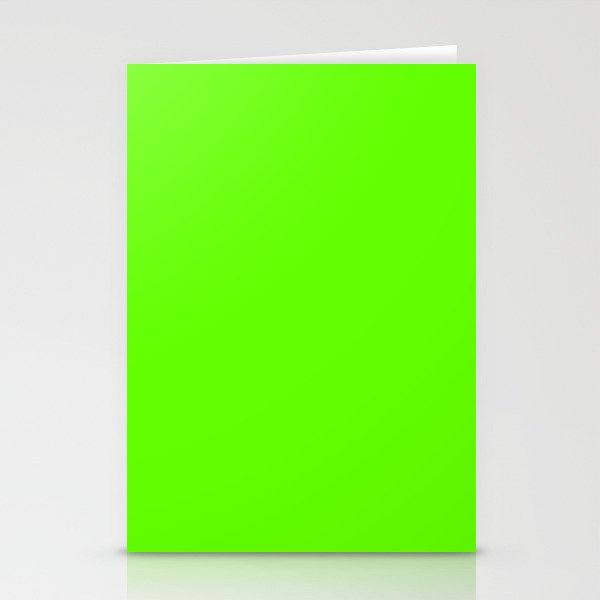 fluorescent neon green Stationery Card Gallery Image 2