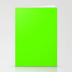 fluorescent neon green Stationery Card Gallery Image 2