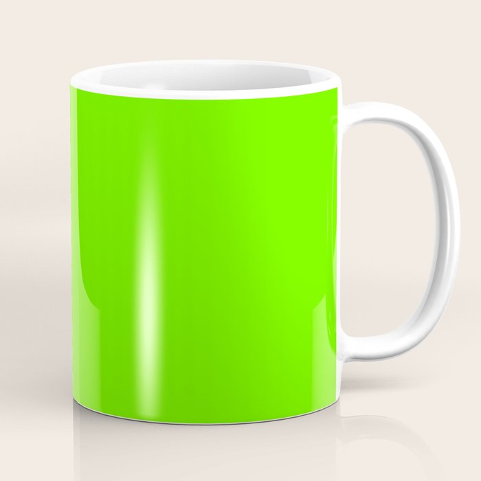 fluorescent neon green Coffee Mug Gallery Image 1