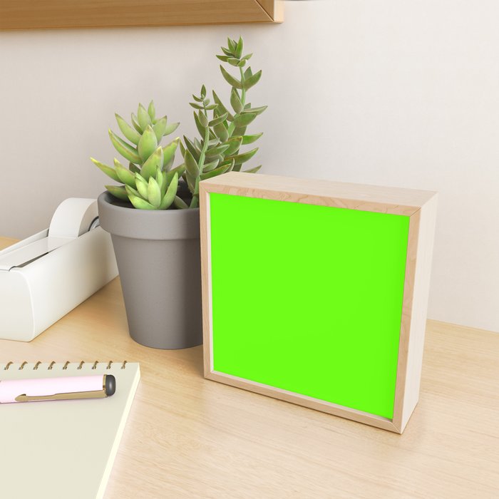 fluorescent neon green Mini Art Print Gallery Image 2