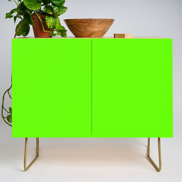 fluorescent neon green Credenza Gallery Image 1