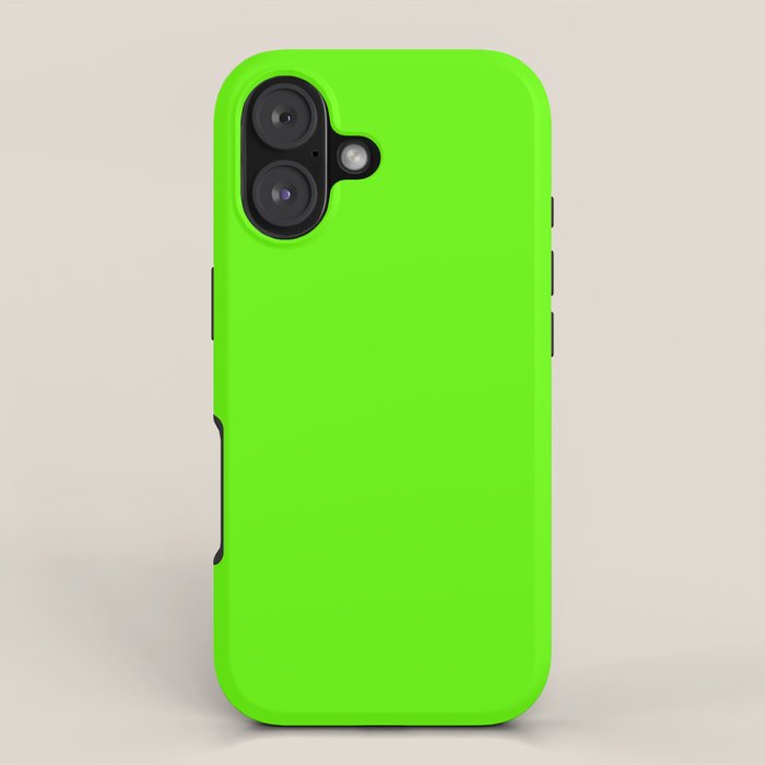 fluorescent neon green iPhone Case Gallery Image 1