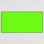 fluorescent neon green Desk Mat Gallery Image 3