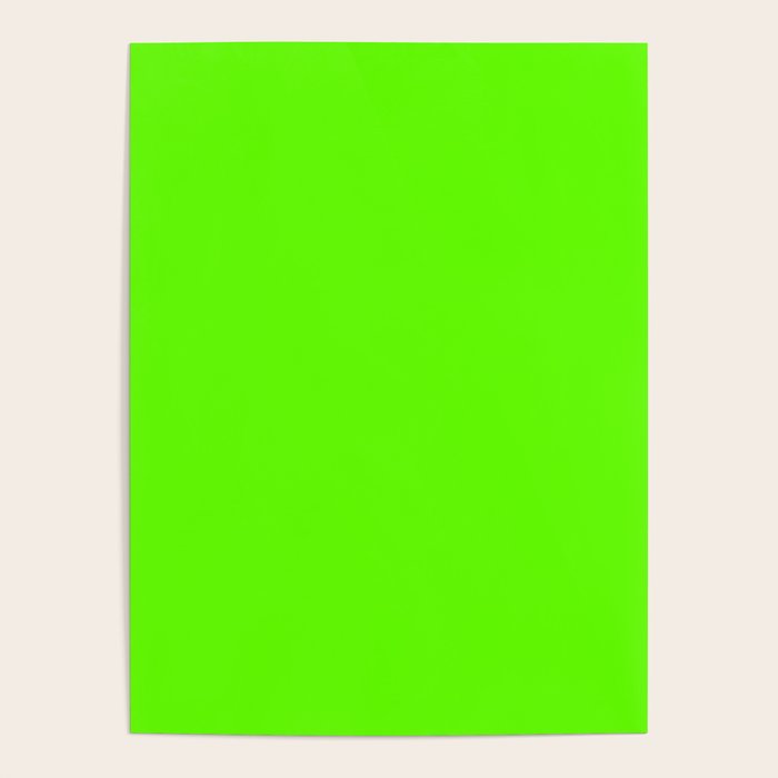 fluorescent neon green Poster Gallery Image 1