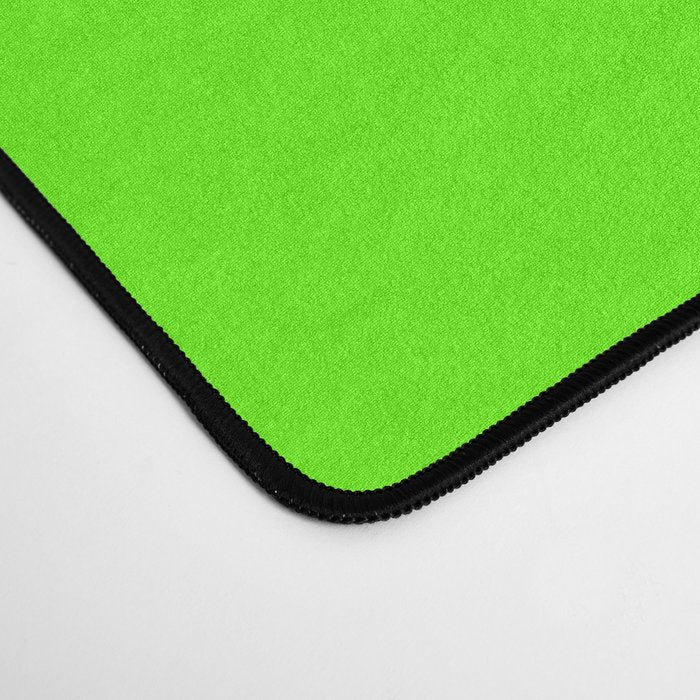 fluorescent neon green Desk Mat Gallery Image 4